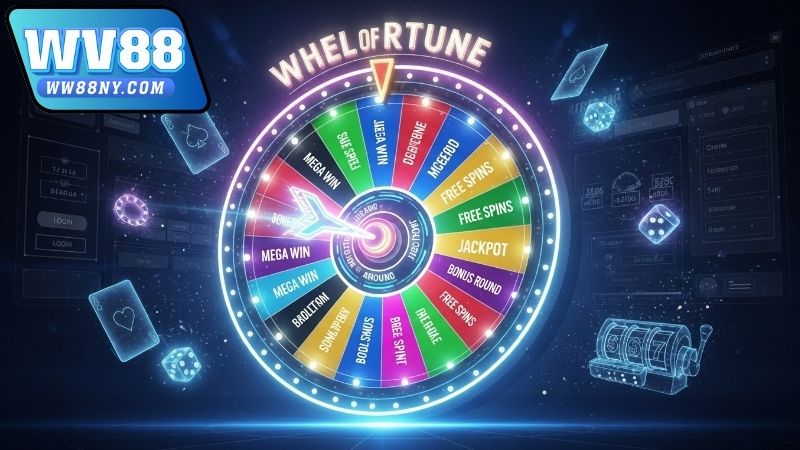 Cá cược trực tuyến có vòng quay may mắn hấp dẫn tại WW88 3 Các trò chơi cá cược trực tuyến có vòng quay may mắn tại WW88