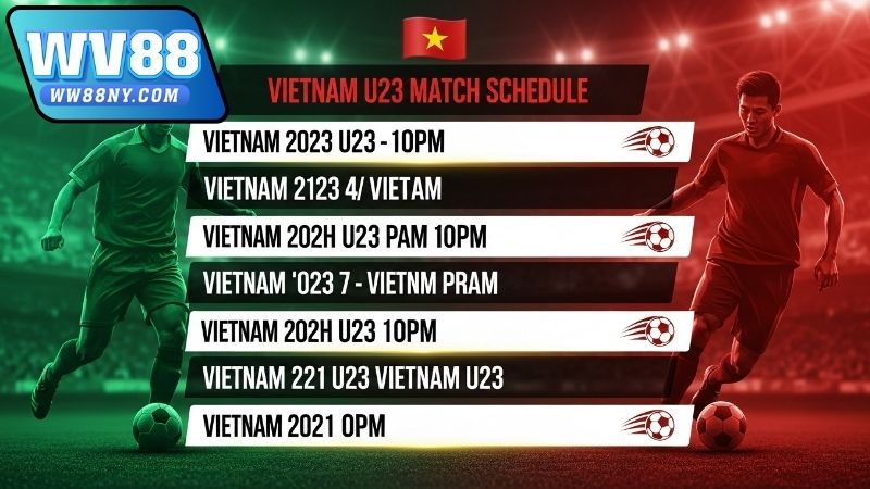 Lịch thi đấu bóng đá Việt Nam U23 – Cập nhật toàn bộ trận 4 Làm thế nào theo dõi lịch thi đấu bóng đá Việt Nam U23 chuẩn xác