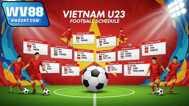 Lịch thi đấu bóng đá Việt Nam U23 – Cập nhật toàn bộ trận 9 lich-thi-dau-bong-da-viet-nam-u23