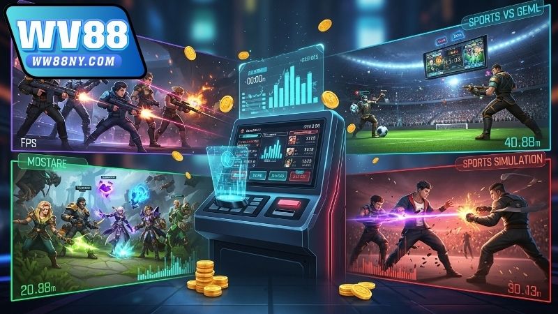 Thể loại game phổ biến trong cá cược Esports tại WW88 3 Cách cược các thể loại game phổ biến trong cá cược Esports WW88