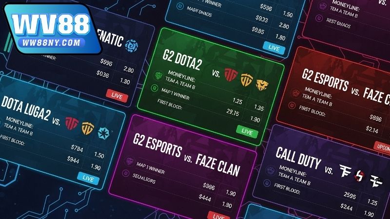 Tổng hợp kèo cược Esports phổ biến và hấp dẫn tại WW88 2 Tổng hợp kèo cược Esports phổ biến nhất tại WW88