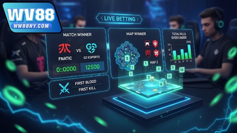 Tổng hợp kèo cược Esports phổ biến và hấp dẫn tại WW88 4 Cách chọn kèo từ tổng hợp kèo cược Esports phổ biến WW88